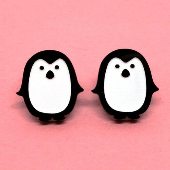 Boucles d'oreilles Lili POP-Pingouin